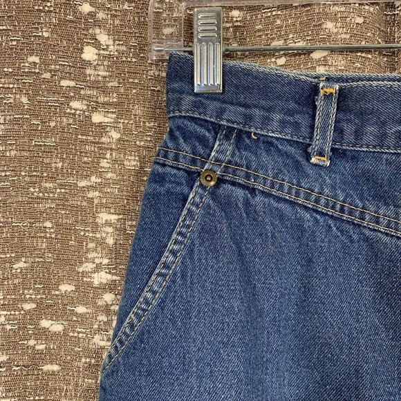 Vintage Lee High Rise Tapered Mom Denim Jeans Womens - Picture 2 of 11